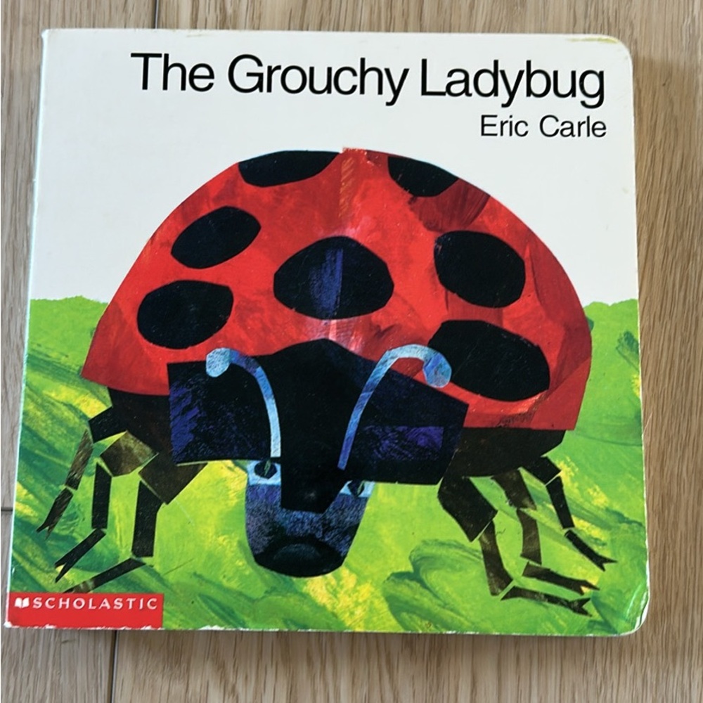 Scholastic The Grouchy Ladybug Book - Red and Black